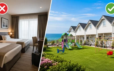 Domki nad morzem dla rodzin z dziećmi – dlaczego to wygodniejszy wybór niż hotel?